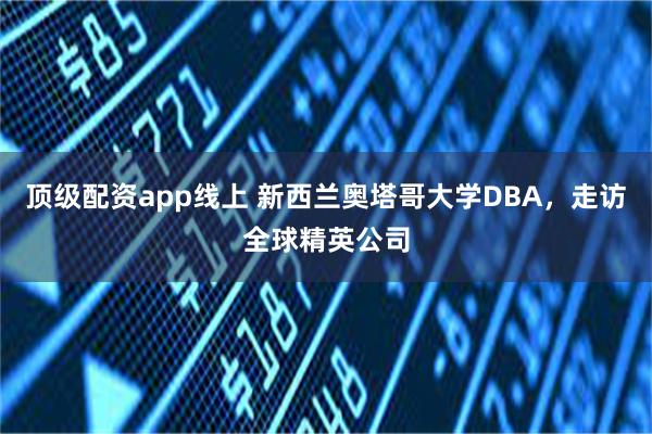 顶级配资app线上 新西兰奥塔哥大学DBA，走访全球精英公司