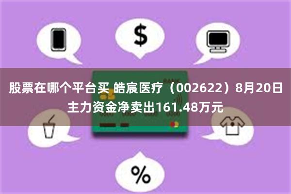 股票在哪个平台买 皓宸医疗（002622）8月20日主力资金净卖出161.48万元