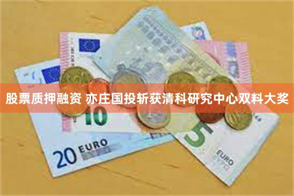 股票质押融资 亦庄国投斩获清科研究中心双料大奖