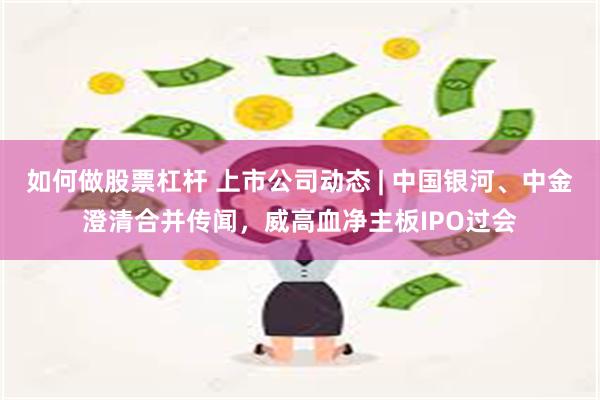 如何做股票杠杆 上市公司动态 | 中国银河、中金澄清合并传闻，威高血净主板IPO过会